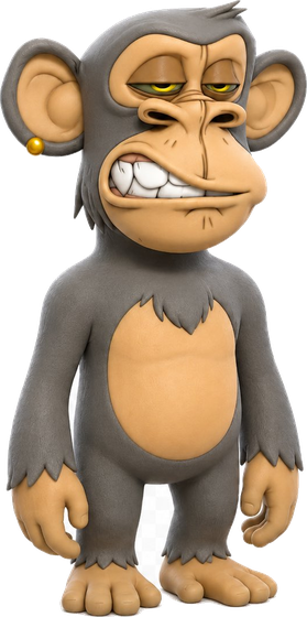 Bored Buddy, a BuddyWorld companion (Peter Parker's ape)